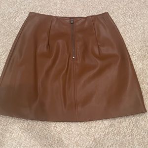 Hollister Women’s Leather Skirt - size small